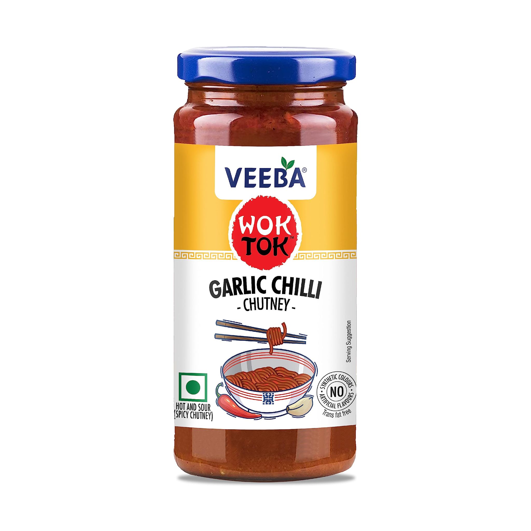 Veeba Veeba Foods Garlic Chilli Chutney, 250G