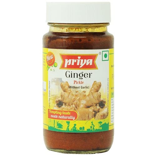 Priya Pickle, Ginger, 300 G Bottle