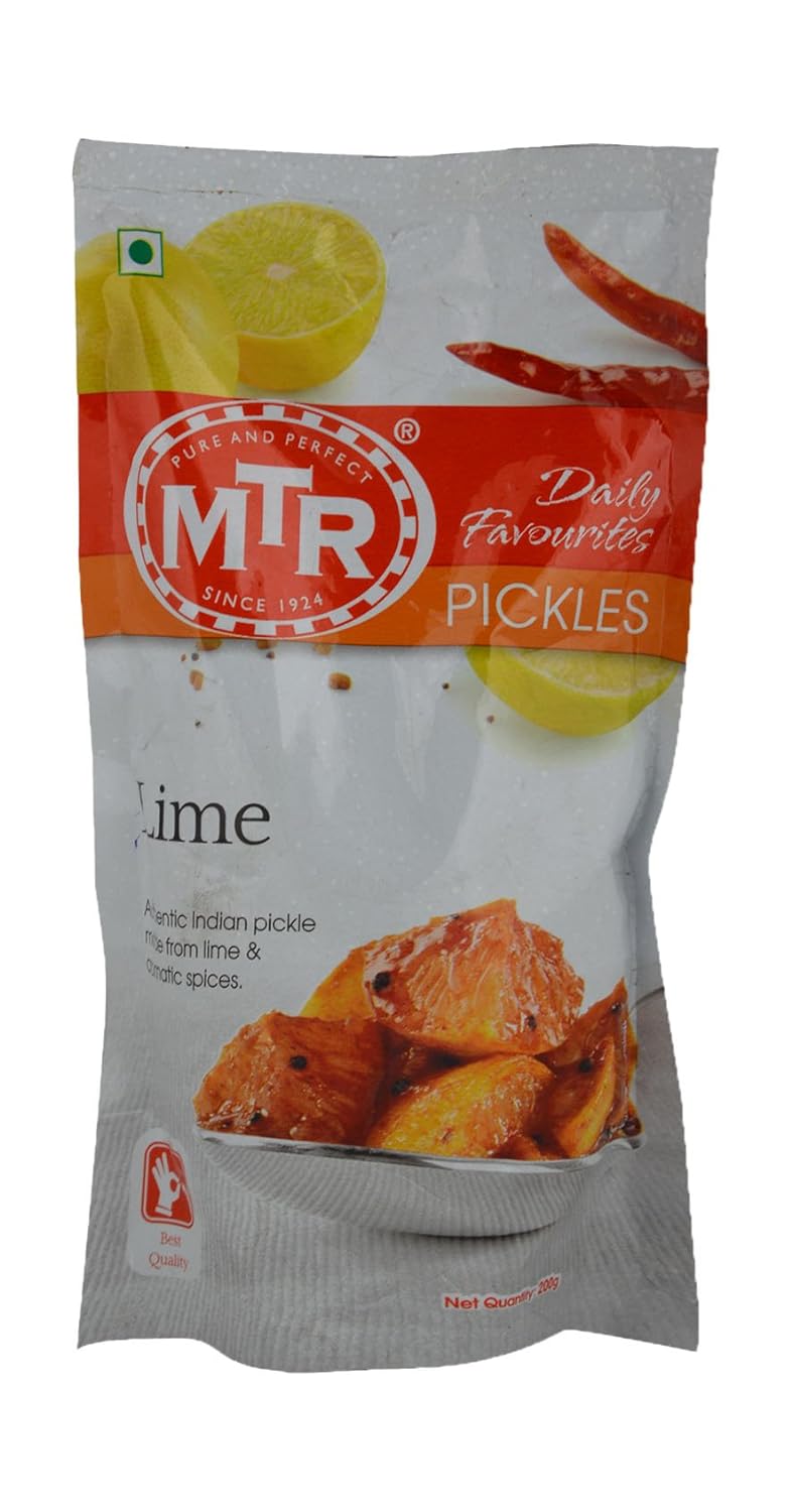 Mtr Foods Lime Pickle Pouch, 200G