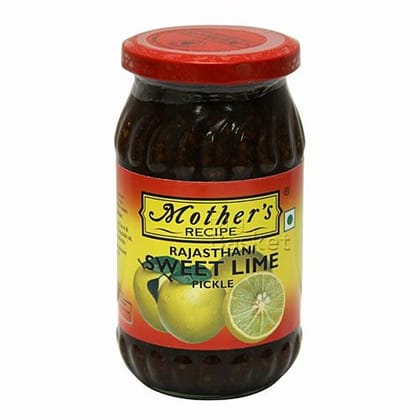 Mother's Recipe Pickle, Rajasthani Sweet Lime, 350 G Jar