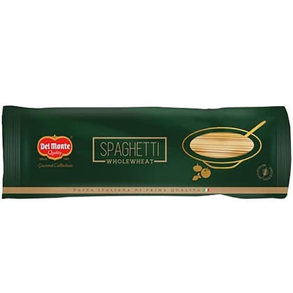 Del Monte Whole Wheat Pasta, Spaghetti, 500 G