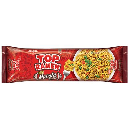 Top Ramen Masala Instant Noodles, 360 G Pouch
