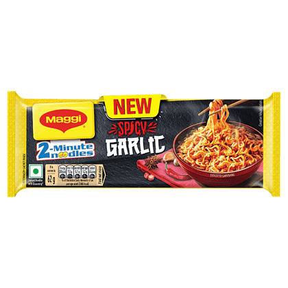 Maggi 2, Minute Spicy Garlic Noodles, 248 G