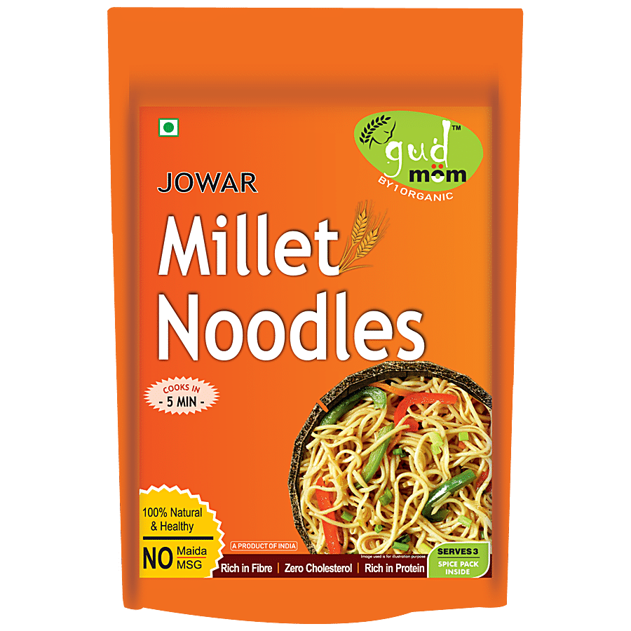 Gudmom Jowar/Sorgum Millet Noodles, 180 G