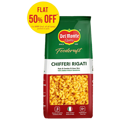 Food Craft Durum Wheat Pasta, Elbow Macaroni, 500 G