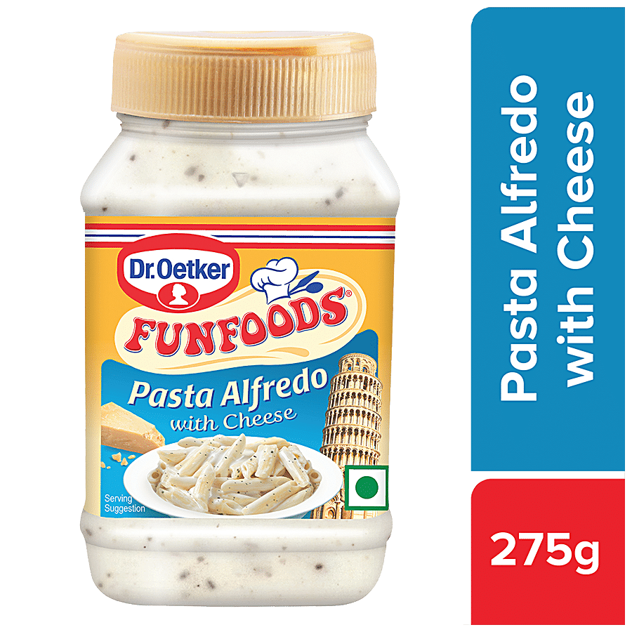 Dr. Oetker Funfoods Pasta Alfredo With Cheese, 275 G