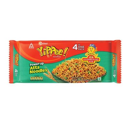 Sunfeast Yippee! Power Up Atta Noodles, Instant Noodles, 280 G (Pack of 1)