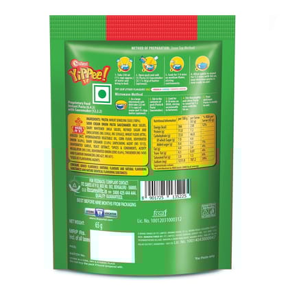 Sunfeast Yippee! Pasta Treat, Cheesy And Soft Suji, Rawa Pasta, Sour Cream And Onion, 65G Pack Sunfeast Yippee! Pasta Treat, Cheesy And Soft Suji, Rawa Pasta, Sour Cream And Onion, 65G Pack