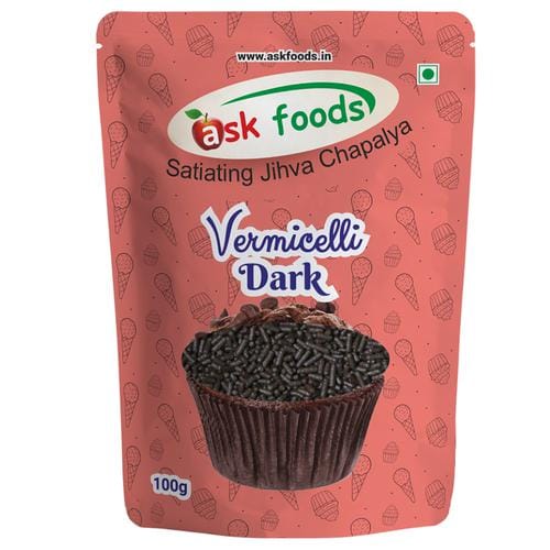 Ask Foods Vermicilli, Choco Dark, 100 G