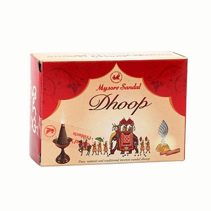 Mysore Sandal Dhoop, Cones, 20 Pcs Carton