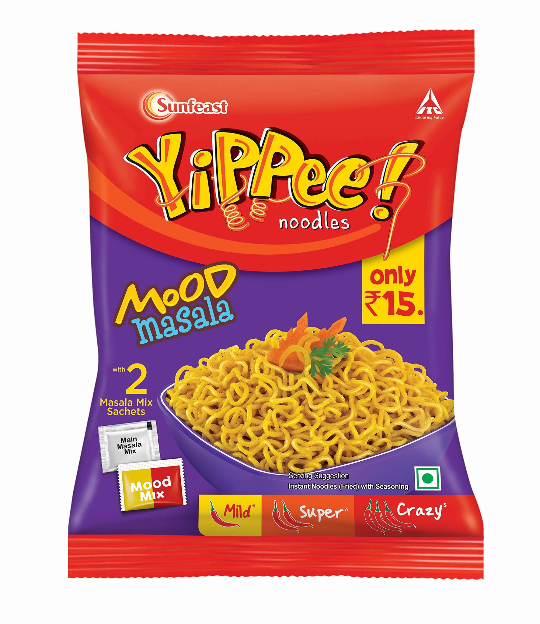 Sunfeast Yippee Noodles Mood Masala, 65G