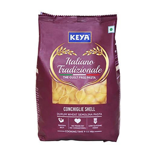 Keya Gourmet Conchiglie Shell Durum Wheat Pasta, 500G