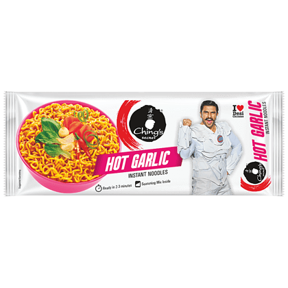 Ching's Secret Hot Garlic Instant Noodles, 240 G Pouch Ching's Secret Hot Garlic Instant Noodles, 240 G Pouch