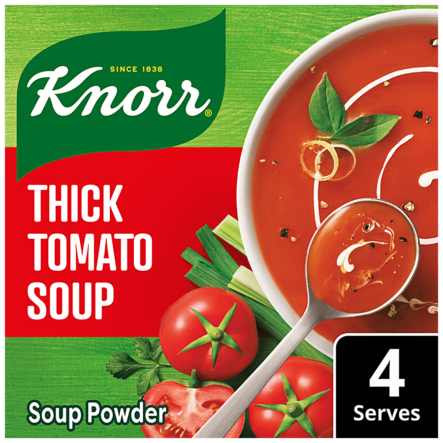 Knorr Thick Tomato Soup, 100% Real Vegetables, No Added Preservatives, 51 G