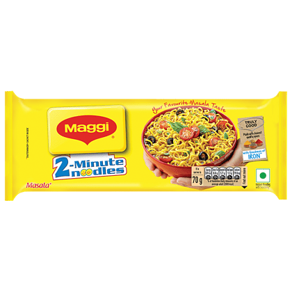 Maggi 2, Min Masala Instant Noodles, 280 G Pouch