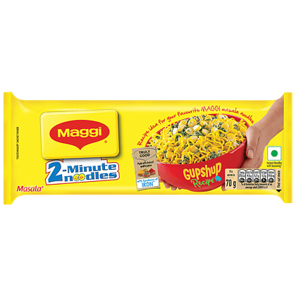 Maggi 2, Min Masala Instant Noodles, 420 G Pouch