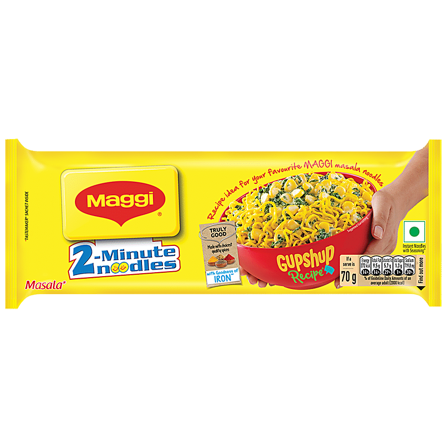 Maggi 2, Min Masala Instant Noodles, 420 G Pouch
