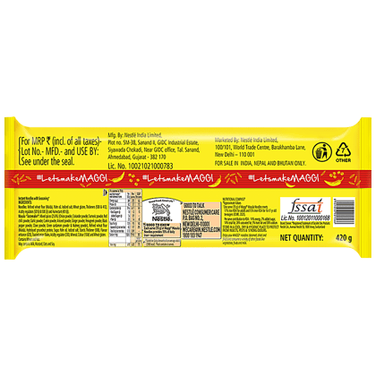 Maggi 2, Min Masala Instant Noodles, 420 G Pouch