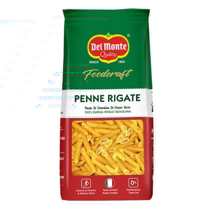 Del Monte Foodcraft Penne Pasta, 100% Durum Wheat Semolina, 1Kg