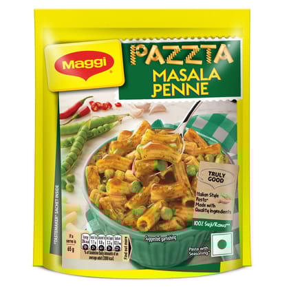 Maggi Pazzta Instant Pasta, Masala Penne, 65G Pouch