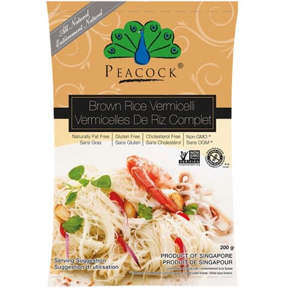 Peacock Brown Rice Vermicelli, 200G