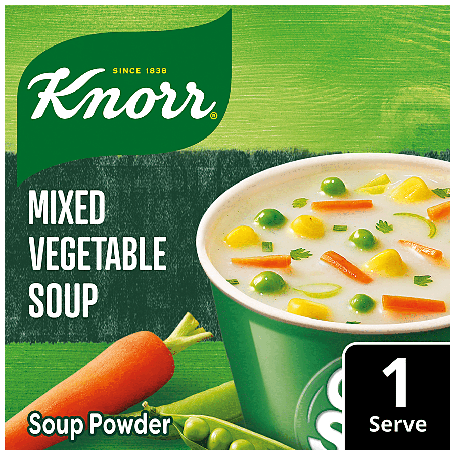 Knorr Mixed Vegetable Cup A Soup, No Added Preservatives, 9.5 G