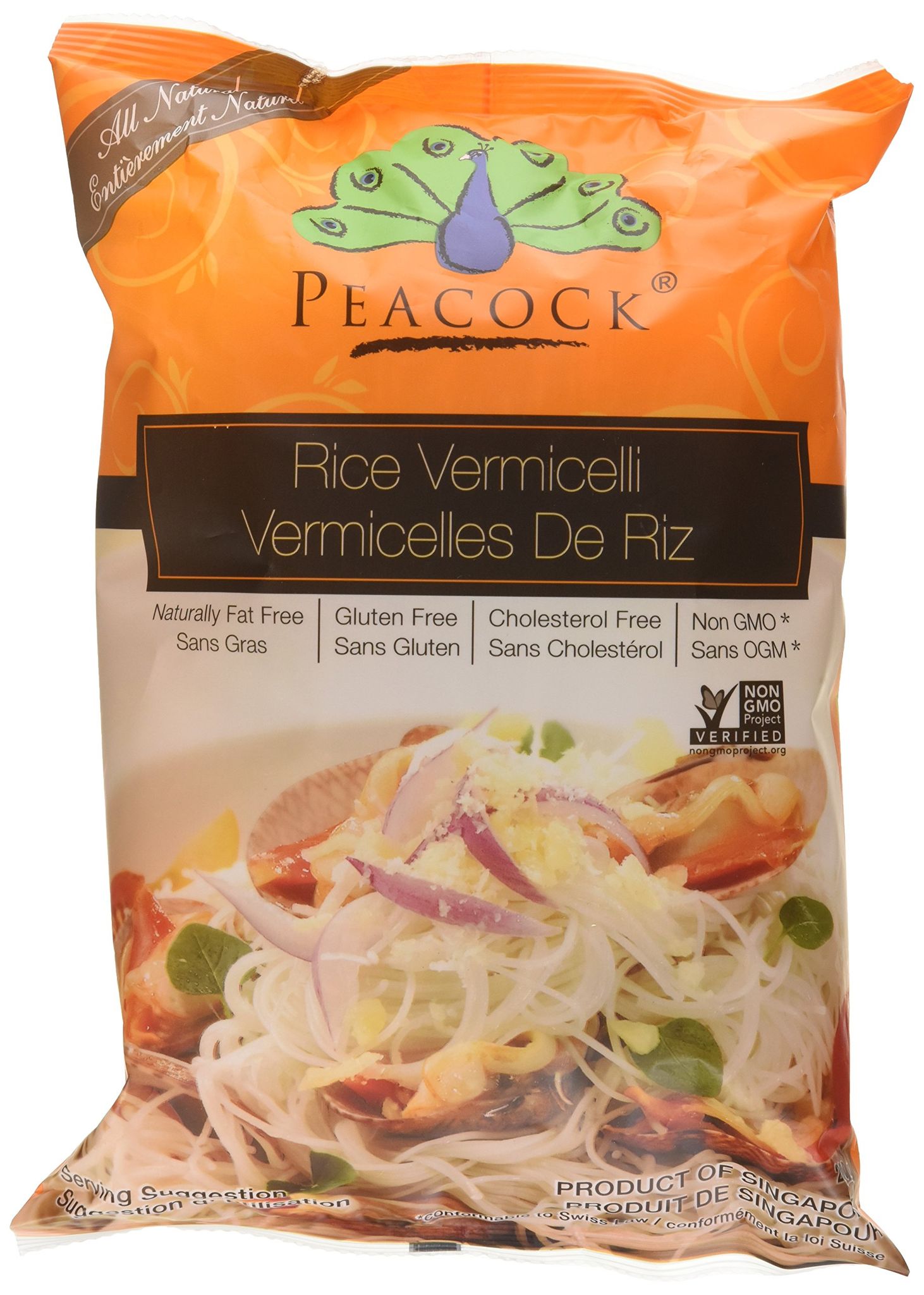Peacock Rice Vermicelli, 200G