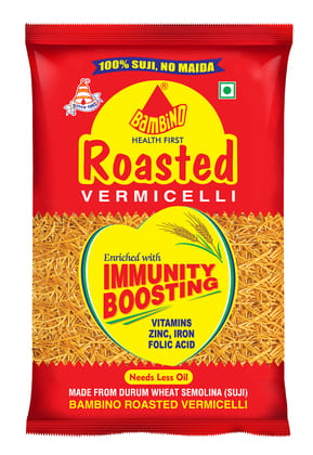 Accpo Bambino Vegetarian Vermicelli, Roasted, 850 Grams Grams Pouch (Weight May Vary)