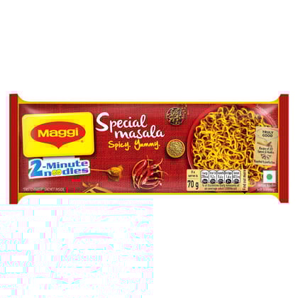 Maggi 2, Minute Vegetarian Special Masala Instant Noodles, 280 Gram