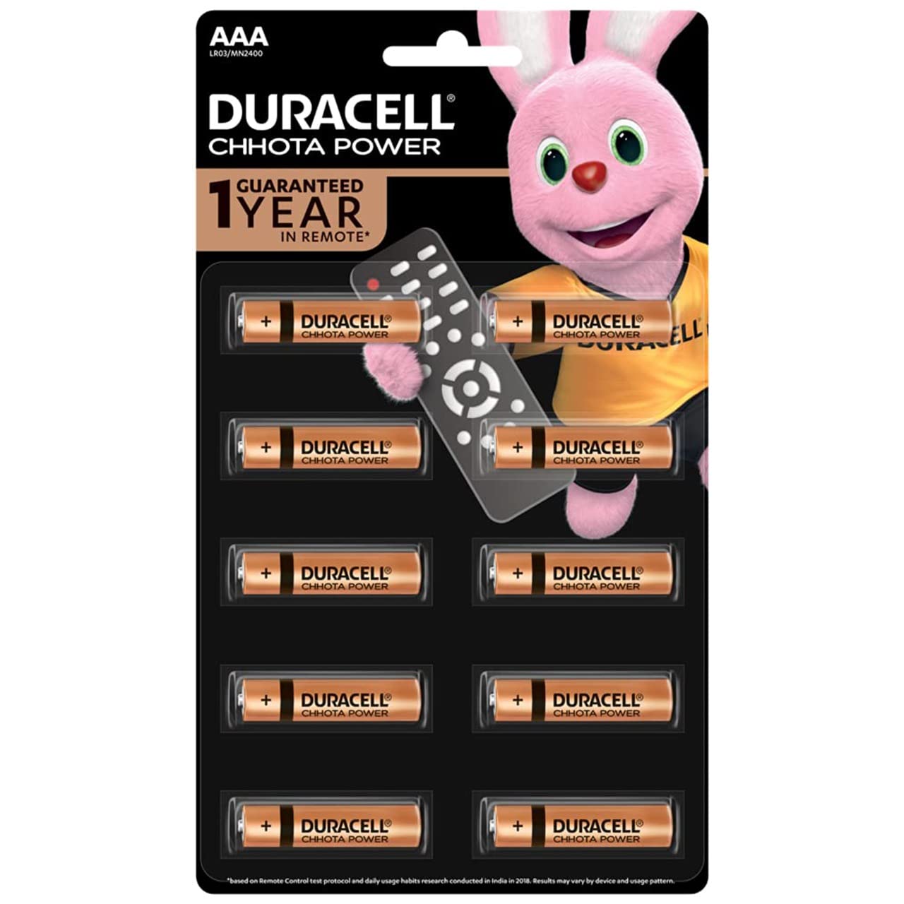Duracell Chota Power Aaa Alkaline Batteries, Lr03/Mn2400 & Chhota Power Aa Battery (Pack Of 10)