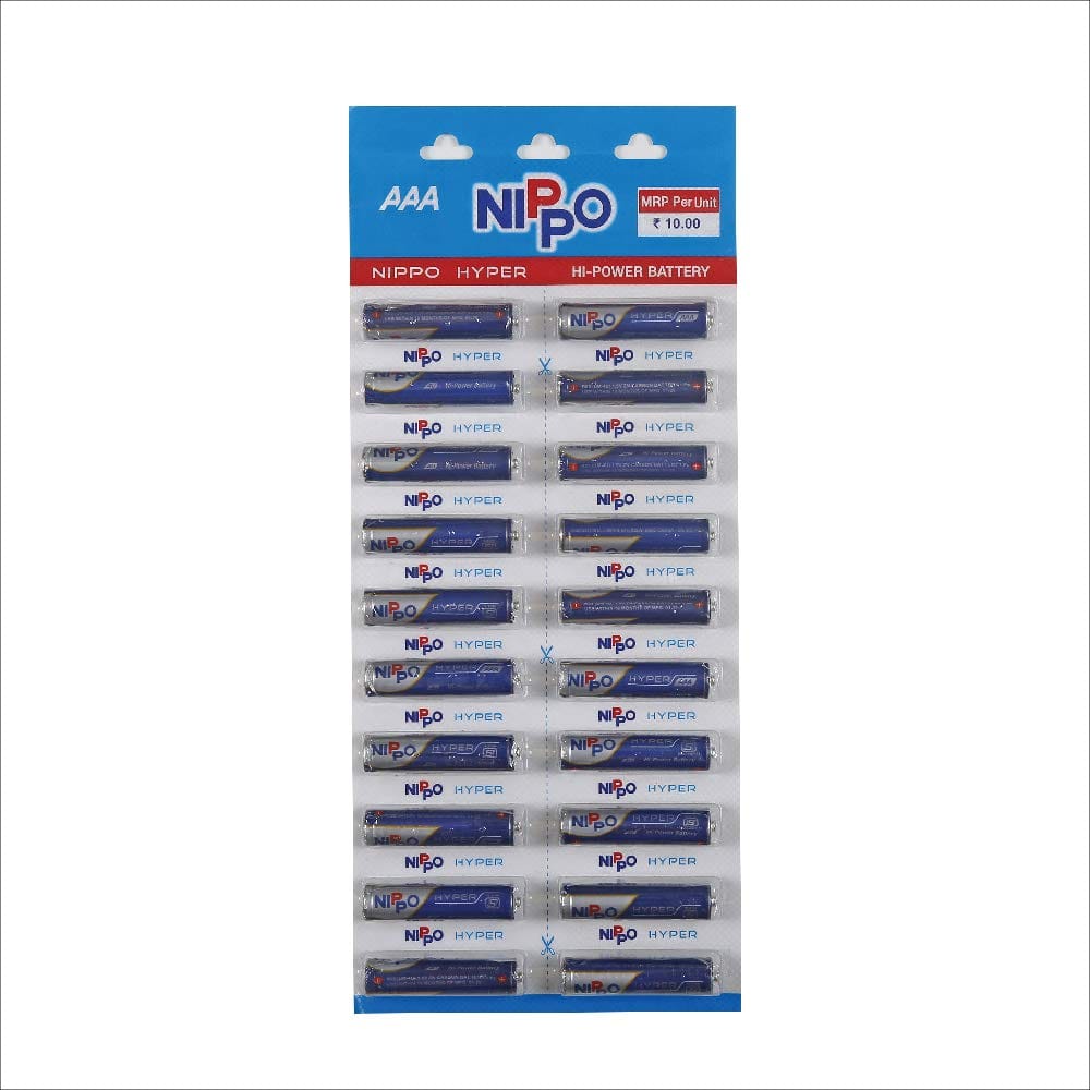 Nippo Battery, Aaa, 1.5V, 4Uh Hyper 20 Pcs