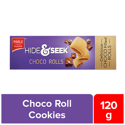 Parle Platina Hide & Seek Choco Rolls, 120 G