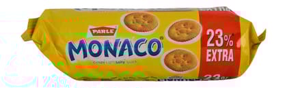 Parle Monaco Biscuits, Salted, 46.4 G Pouch