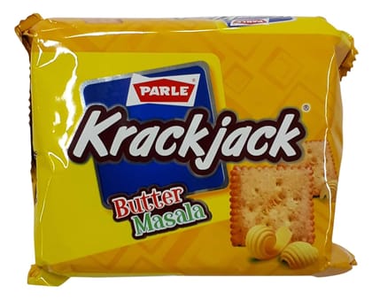 Parle Krack Jack Biscuits, Butter Masala, 120G Pack