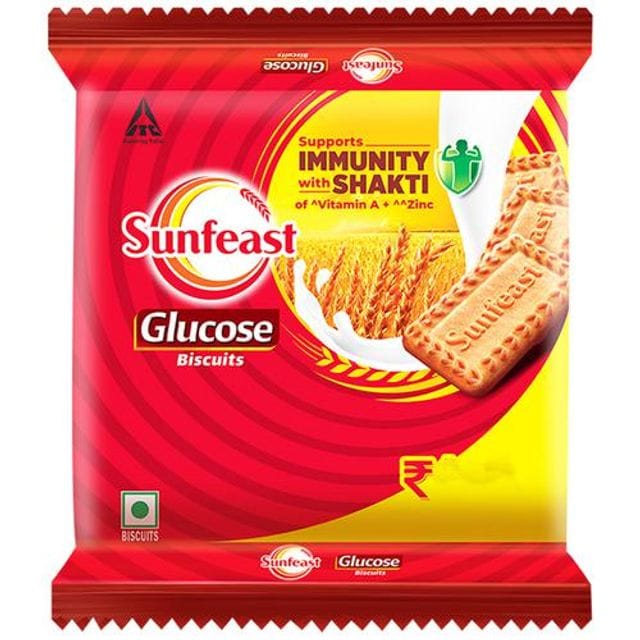 Sunfeast Glucose Biscuits, 96 G Pouch