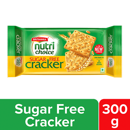 Britannia Nutrichoice Sugar Free Cream Cracker, 300 G