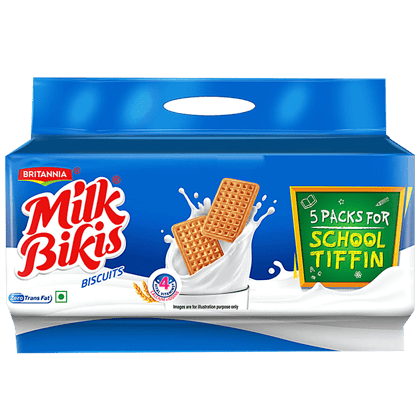 Britannia Milk Bikis Biscuits, 500 g