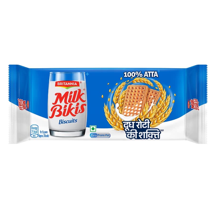 Britannia Milk Bikis Biscuits Pouch, 300G