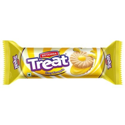 Britannia Treat - Pineapple Biscuits, 3x150 g Multipack