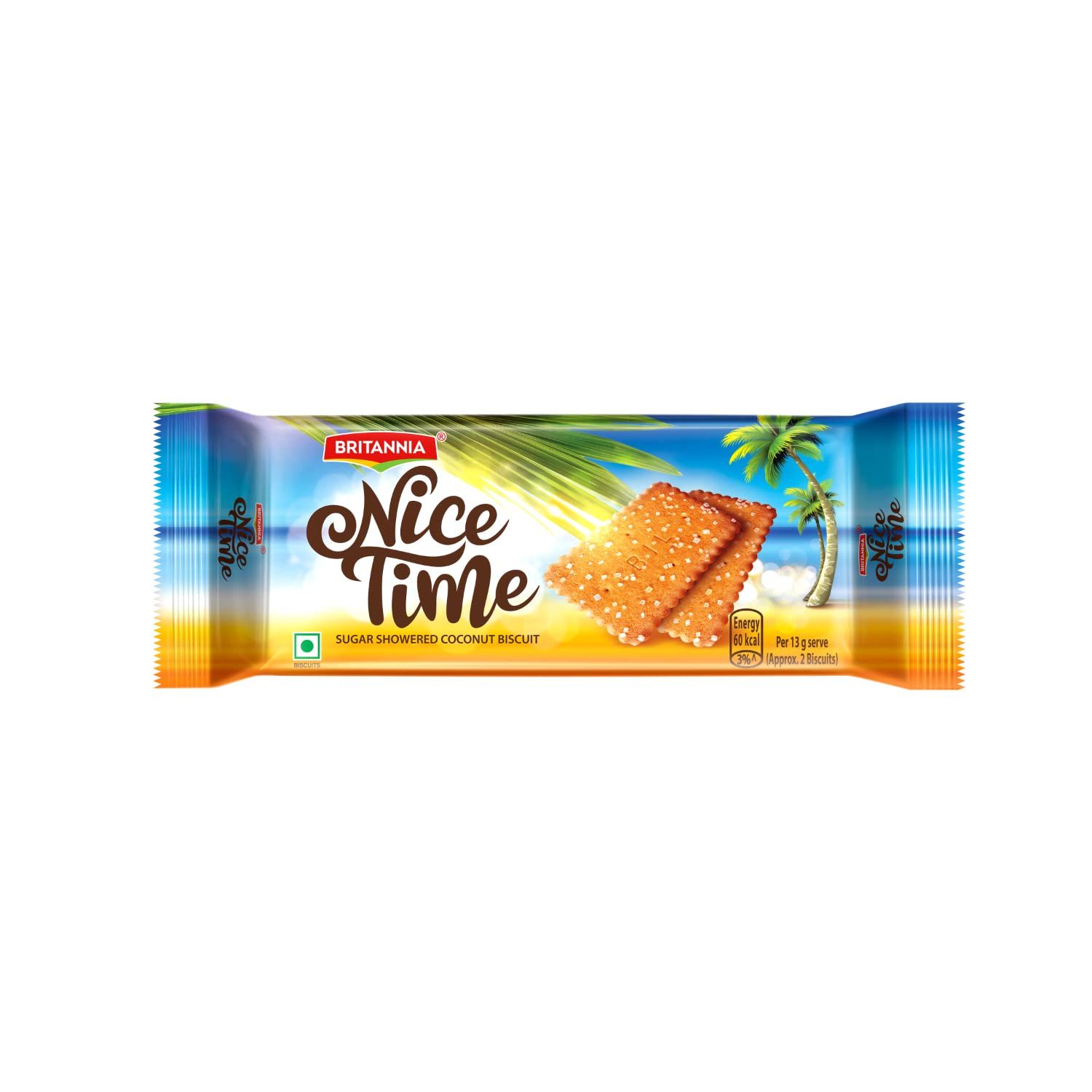 Britannia Nice Time Sugar Showered Coconut Biscuit (143G)