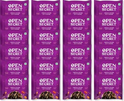 Open Secret In A Box, Healthy Snacking At Home Choco Almond Cookies (300G, Pack Of 24)