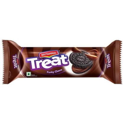 Britannia Treat Biscuits - Funky Choco, 3x120 g Multipack
