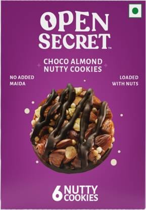 Open Secret Choco Almond Nutty Cookies, 75G