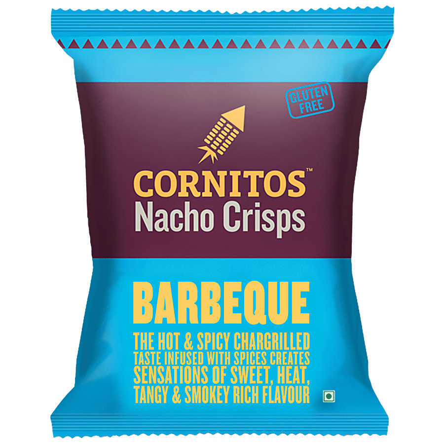 Cornitos Barbeque Nacho Chips, 55 G Pouch