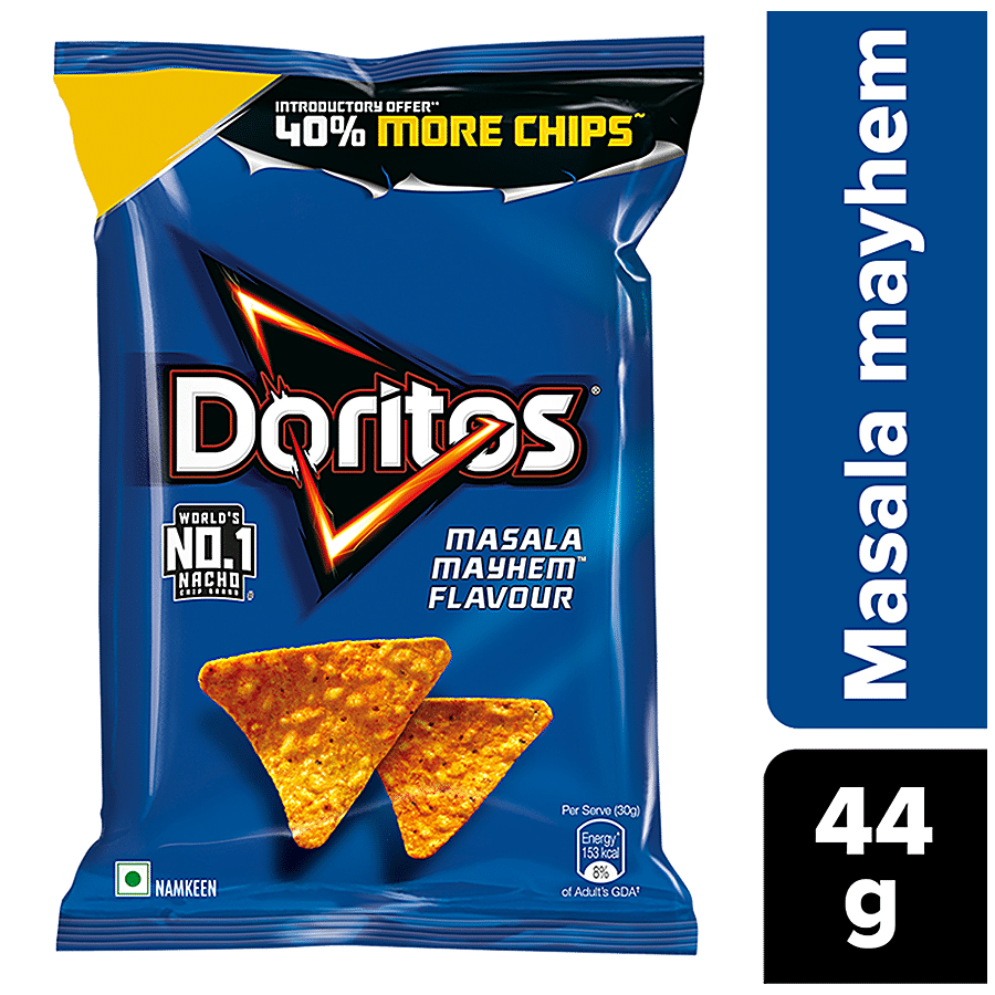 Doritos Nacho Chips, Masala Mayhem, 44 G