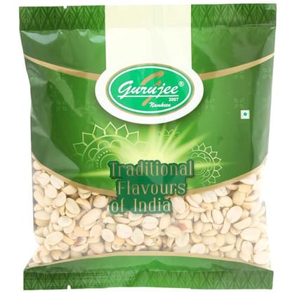 Gurujee Namkeen Groundnuts Skinless, Rich, Crispy, Ready To Eat Savouries, No Preservatives, 150 G