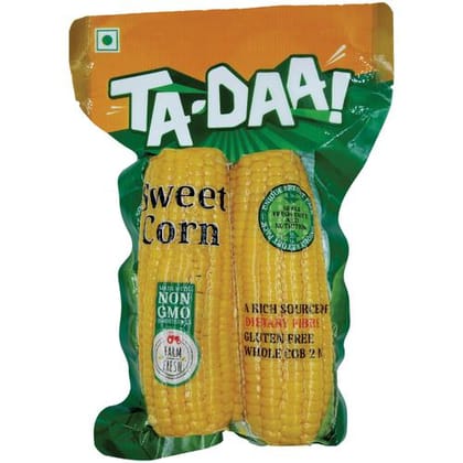 Tadaa Boiled Sweet Corn On Cob, Double, 2 Pcs Pouch