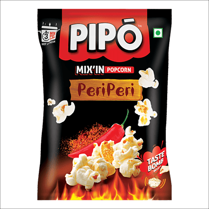 Pipo Mix'In Popcorn, Peri Peri, 60 G Pouch