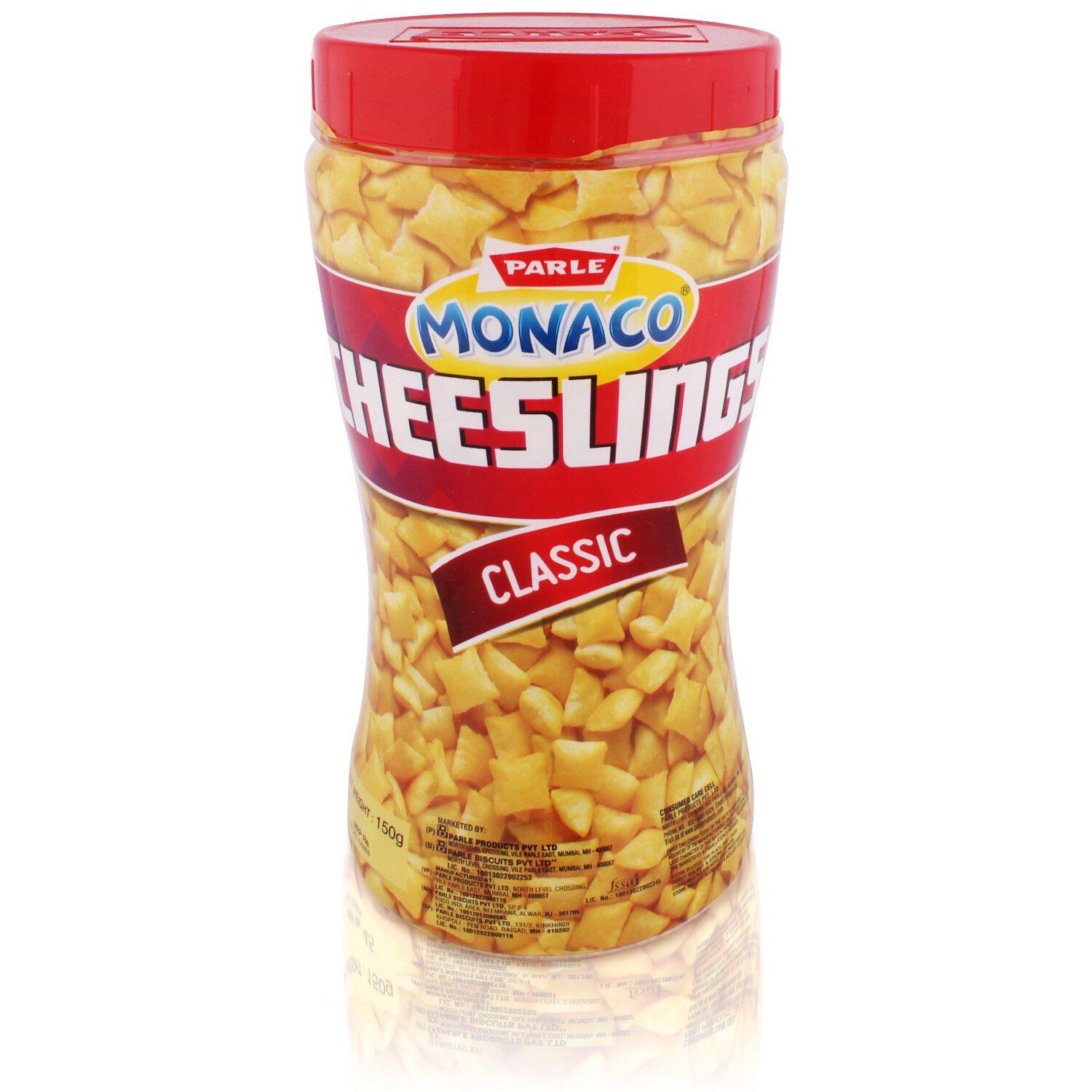 Parle Monaco Cheeselings, Classic, 150G Jar