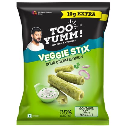 Too Yumm! Veggie Stix, Sour Cream N Onion, 75Gm
